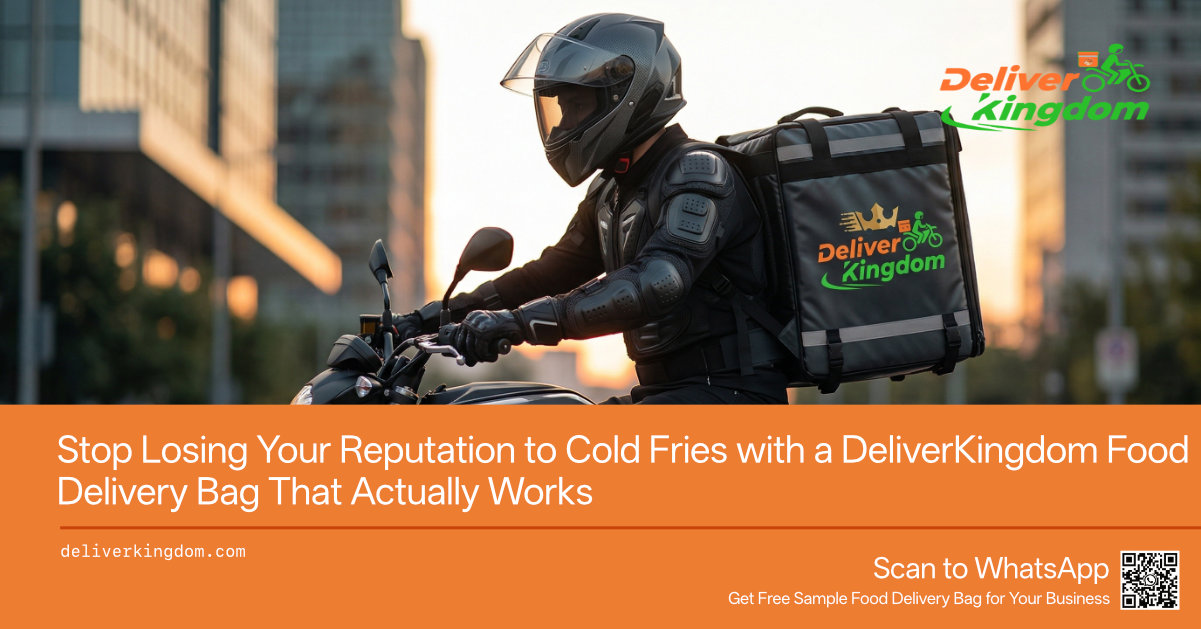 DeliverKingdom의 제대로 된 음식 배달 가방으로 차가운 감자튀김 때문에 평판을 잃는 일을 이제 그만하세요.
