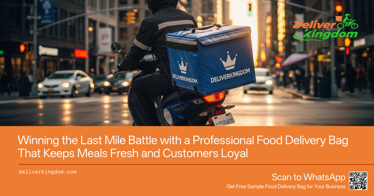 음식을 신선하게 유지하고 고객 충성도를 높이는 전문 음식 배달 가방으로 마지막 배송 구간의 어려움을 극복하세요.