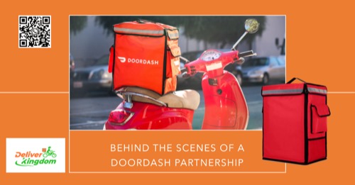 DoorDash 파트너십의 비하인드 스토리: 음식 배달 가방으로 DeliverKingdom 선택