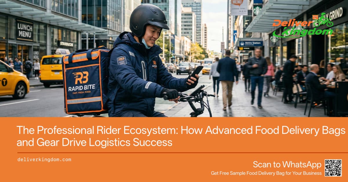 전문 배달원 생태계: 첨단 음식 배달 가방과 장비가 물류 성공을 이끄는 방법