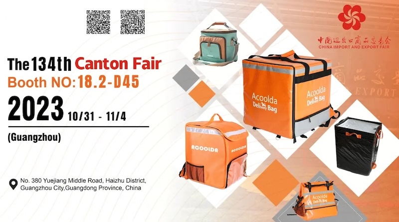 Discover the Future of Food Delivery with DeliverKingdom's Innovative Insulated Takeout Bags at the 134th Canton Fair!